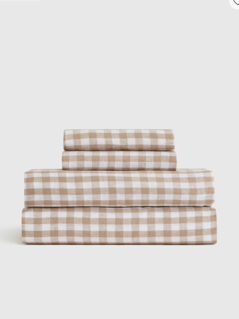 QUINCE European Linen Sheet Set, Queen